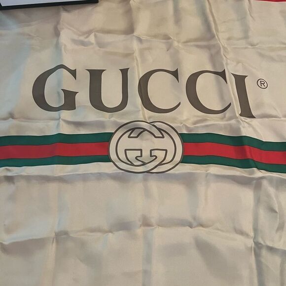 Gucci Silk Wrap Scarf Shawl - Picture 2 of 8